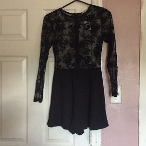 NEW Black lace romper